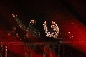 Alan Walker and Steve Aoki concert