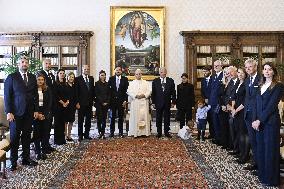 Pope Leo XIV Receives Antonio Tajani - Vatican