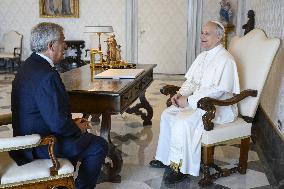 Pope Leo XIV Receives Antonio Tajani - Vatican