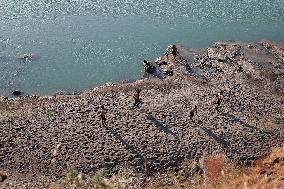 Young Iraqis Swim In The River - Erbil