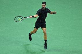 2025 US Open Tennis - Day 1 - Novak Djokovic Vs Learner Tien