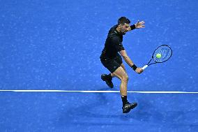 2025 US Open Tennis - Day 1 - Novak Djokovic Vs Learner Tien