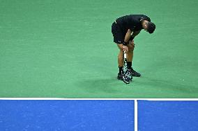 2025 US Open Tennis - Day 1 - Novak Djokovic Vs Learner Tien