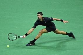 2025 US Open Tennis - Day 1 - Novak Djokovic Vs Learner Tien