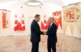 Canadian PM Carney Meets Polish PM Tusk - Warsaw