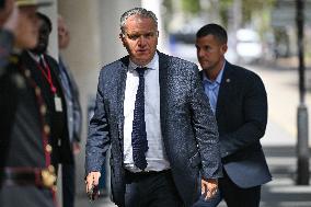 French PM Francois Bayrou presser in Paris FA