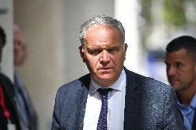 French PM Francois Bayrou presser in Paris FA