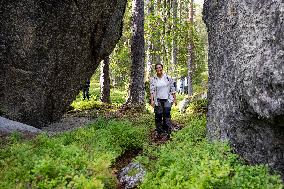 CROWN PRINCESS IN BJÖRNLANDETA NATURE RESERVE