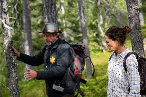 CROWN PRINCESS IN BJÖRNLANDETA NATURE RESERVE