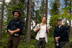 CROWN PRINCESS IN BJÖRNLANDETA NATURE RESERVE