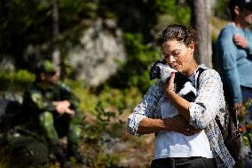 CROWN PRINCESS IN BJÖRNLANDETA NATURE RESERVE