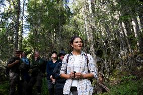 CROWN PRINCESS IN BJÖRNLANDETA NATURE RESERVE