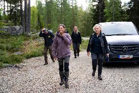 CROWN PRINCESS IN BJÖRNLANDETA NATURE RESERVE