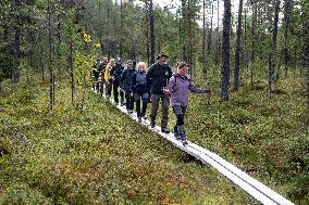 CROWN PRINCESS IN BJÖRNLANDETA NATURE RESERVE