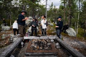 CROWN PRINCESS IN BJÖRNLANDETA NATURE RESERVE