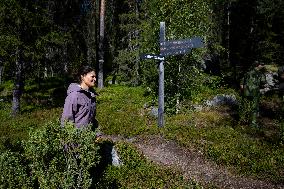 CROWN PRINCESS IN BJÖRNLANDETA NATURE RESERVE