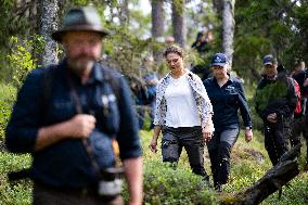 CROWN PRINCESS IN BJÖRNLANDETA NATURE RESERVE