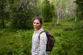 CROWN PRINCESS IN BJÖRNLANDETA NATURE RESERVE