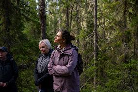 CROWN PRINCESS IN BJÖRNLANDETA NATURE RESERVE