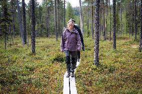 CROWN PRINCESS IN BJÖRNLANDETA NATURE RESERVE