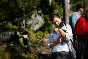 CROWN PRINCESS IN BJÖRNLANDETA NATURE RESERVE