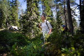 CROWN PRINCESS IN BJÖRNLANDETA NATURE RESERVE