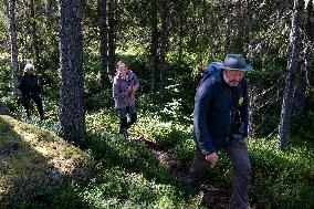 CROWN PRINCESS IN BJÖRNLANDETA NATURE RESERVE
