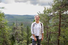 CROWN PRINCESS IN BJÖRNLANDETA NATURE RESERVE