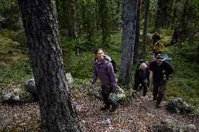 CROWN PRINCESS IN BJÖRNLANDETA NATURE RESERVE