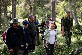 CROWN PRINCESS IN BJÖRNLANDETA NATURE RESERVE