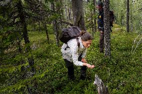 CROWN PRINCESS IN BJÖRNLANDETA NATURE RESERVE