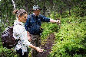 CROWN PRINCESS IN BJÖRNLANDETA NATURE RESERVE