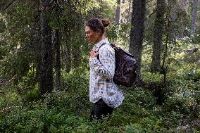 CROWN PRINCESS IN BJÖRNLANDETA NATURE RESERVE