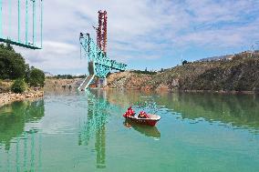 Jianzha Yellow River Super Large Bridge Steel Strand Fracture Rescue