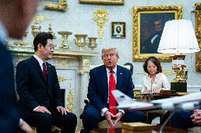 President Trump Meets With South Korean President Myung - DC