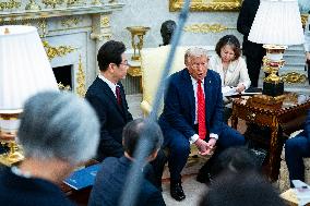 President Trump Meets With South Korean President Myung - DC