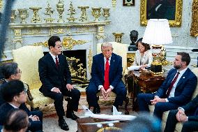 President Trump Meets With South Korean President Myung - DC