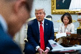 President Trump Meets With South Korean President Myung - DC