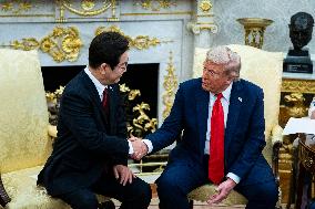 President Trump Meets With South Korean President Myung - DC