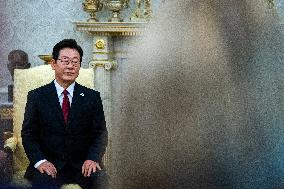 President Trump Meets With South Korean President Myung - DC