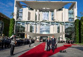 Canadian Press - Mark Carney Meets Chancellor Merz in Berlin - Germany