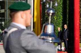 Canadian Press - Mark Carney Meets Chancellor Merz in Berlin - Germany