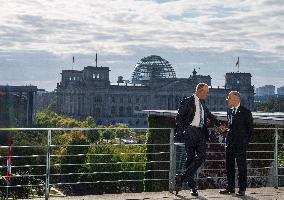 Canadian Press - Mark Carney Meets Chancellor Merz in Berlin - Germany