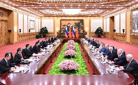 Xi Jinping Meets Russian State Duma Chairman - Beijing