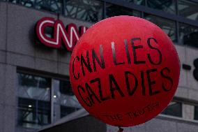 Media Protest For Gaza - Washington DC