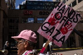 Media Protest For Gaza - Washington DC