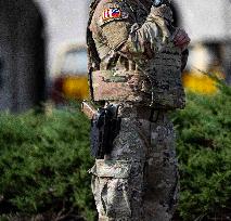 Members Of The National Guard On Patrol - DC