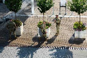 Members Of The National Guard On Patrol - DC