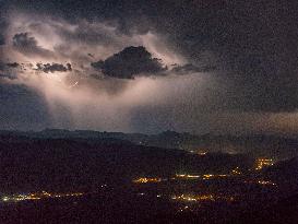 Storm Over the Eastern Pyrenees - Catalonia