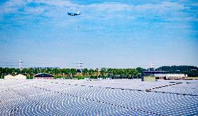 Illustration - Solar Park at Schiphol - Amsterdam